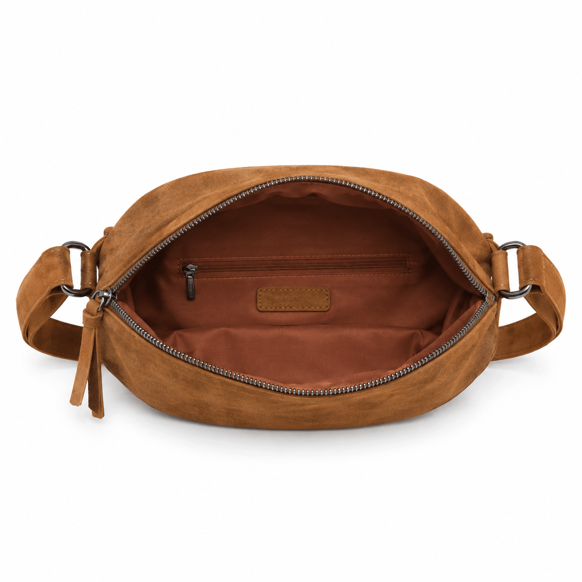 MLN Bumbag i imiteret ruskind – Camel