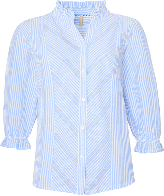 Gennemknappet skjorte