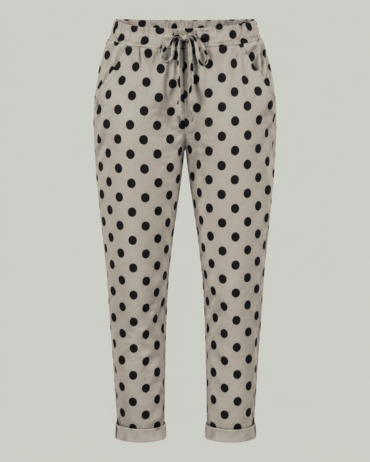 MLN SWEATPANT m. Dots – Beige