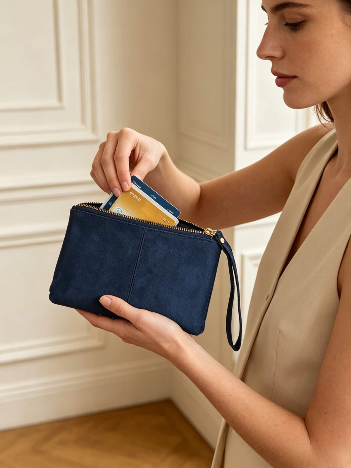 MLN - Lille Clutch Pung m. Håndrem