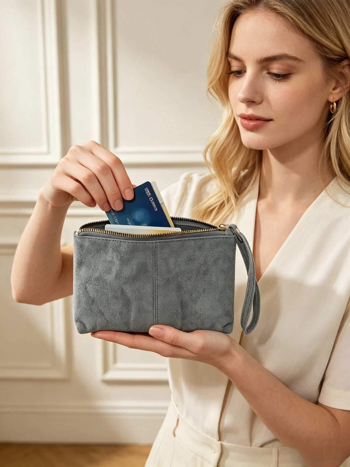 MLN - Lille Clutch Pung m. Håndrem