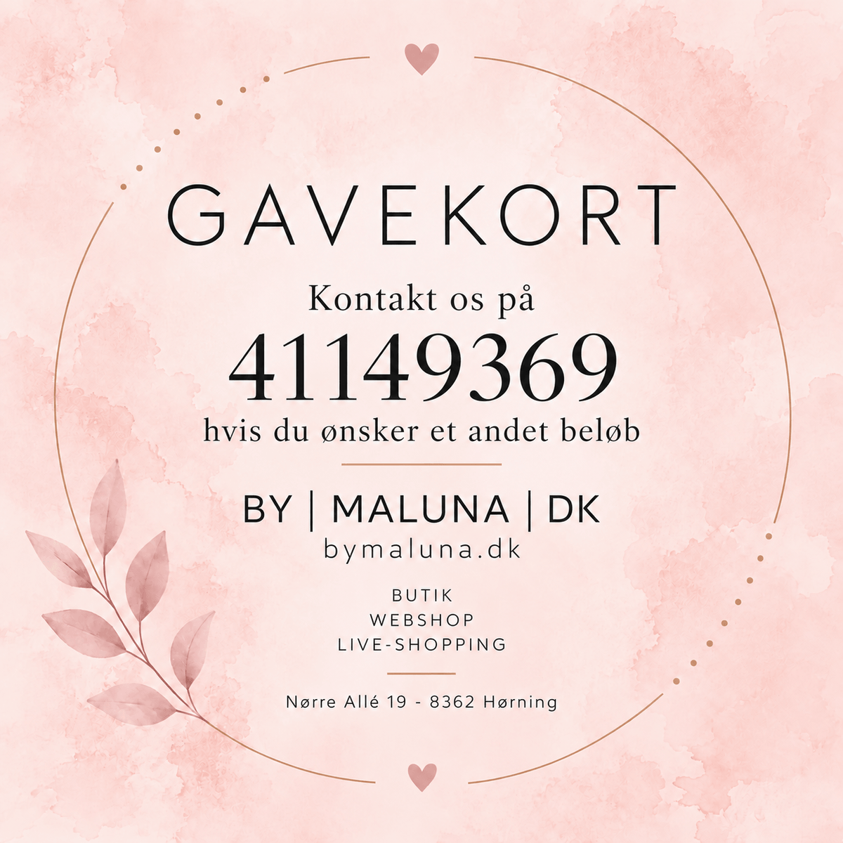 MLN -  GAVEKORT