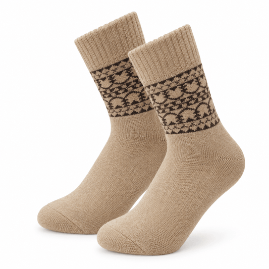 MLN NORDISK ALPAKA SOKKER – Beige