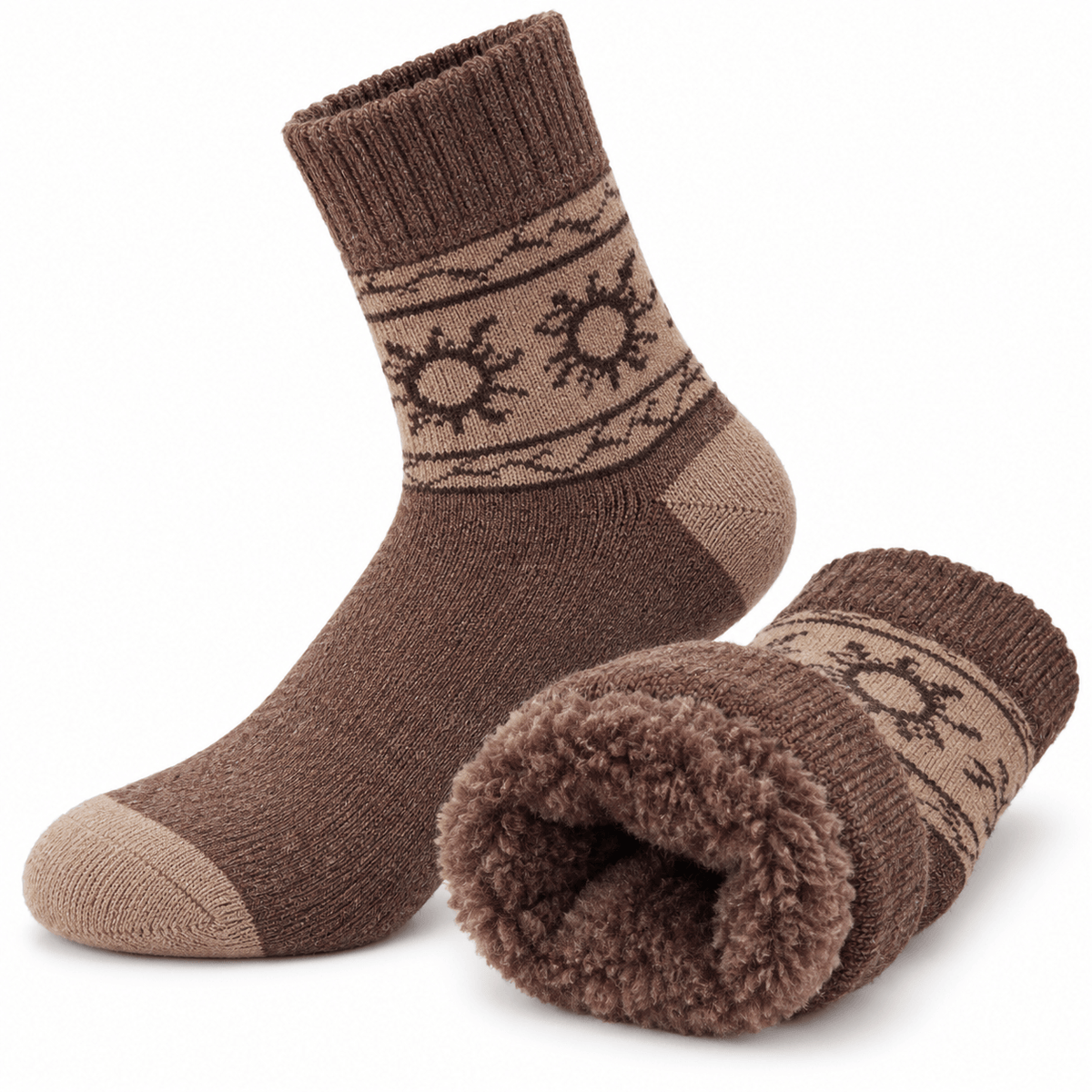 MLN NORDISK ALPAKA SOKKER – Beige